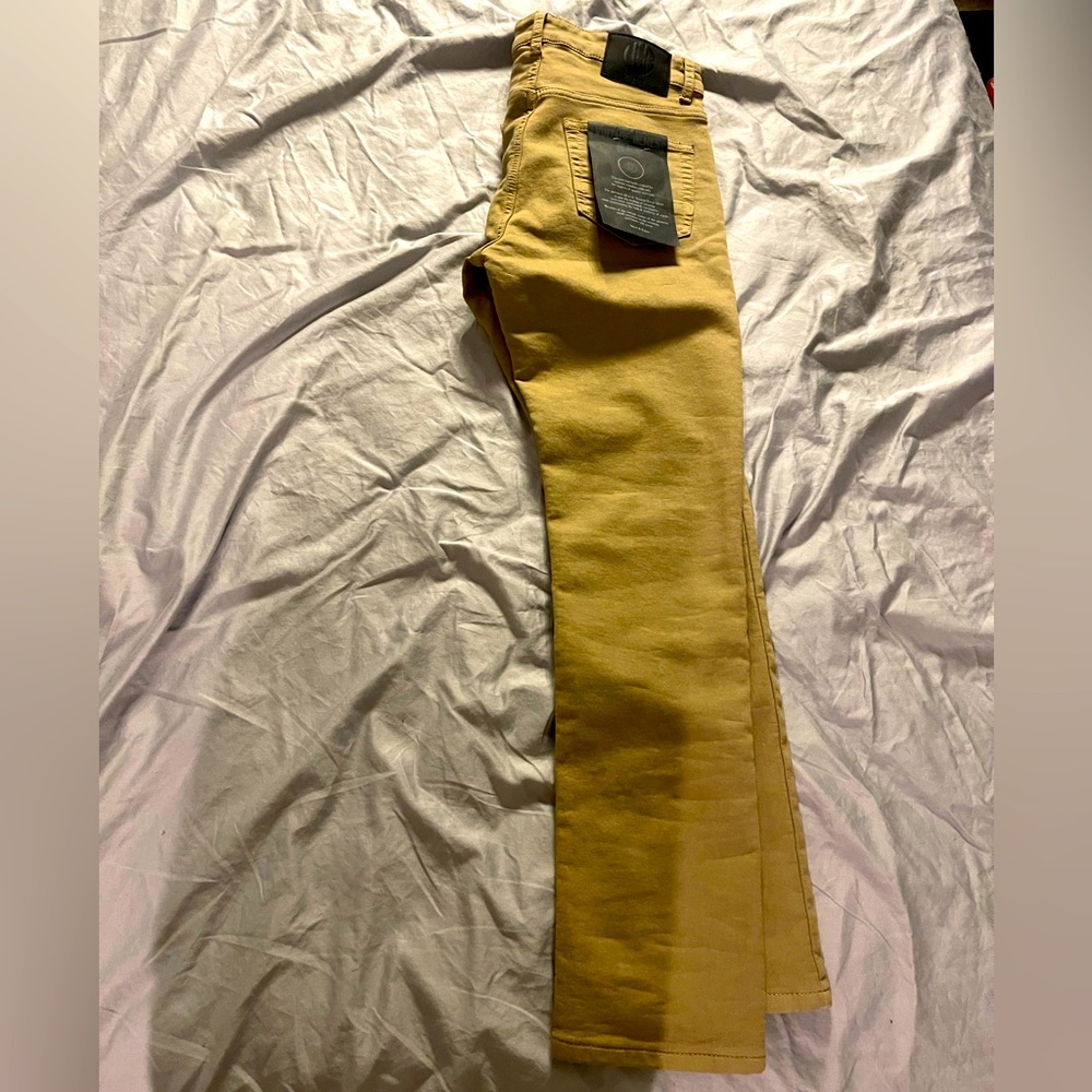 Cotton khaki pants slim fit